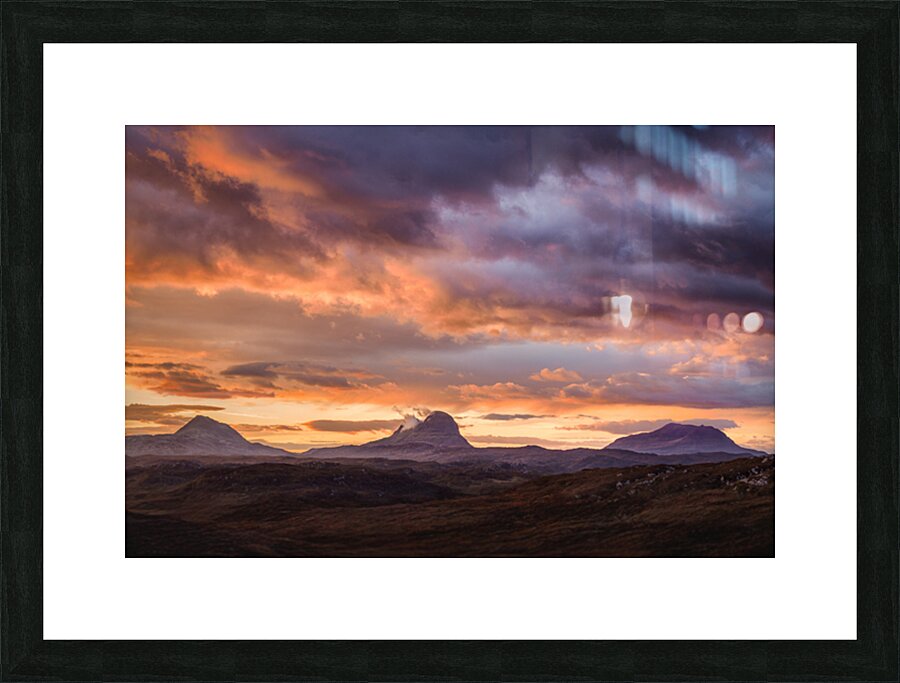 Lochinver Sunrise Picture Frame print