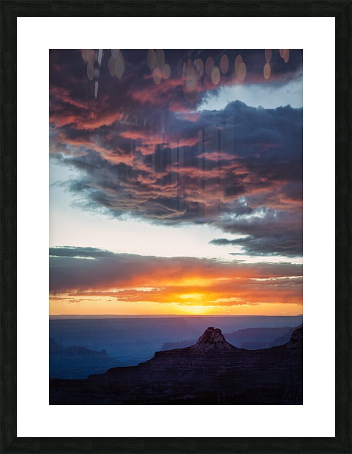 Canyon Sunset Picture Frame print