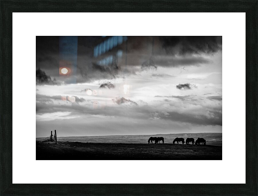 Days End at Hvammstangi Picture Frame print