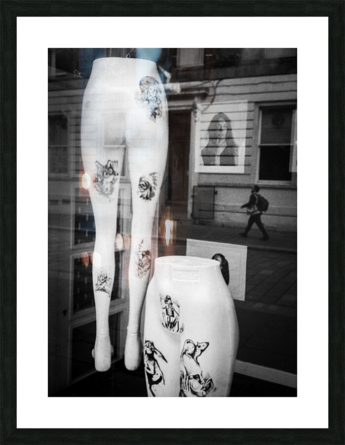 Glasgow Legs Picture Frame print