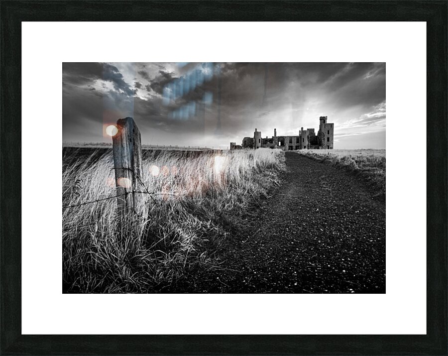 Path to Slains Castle Picture Frame print