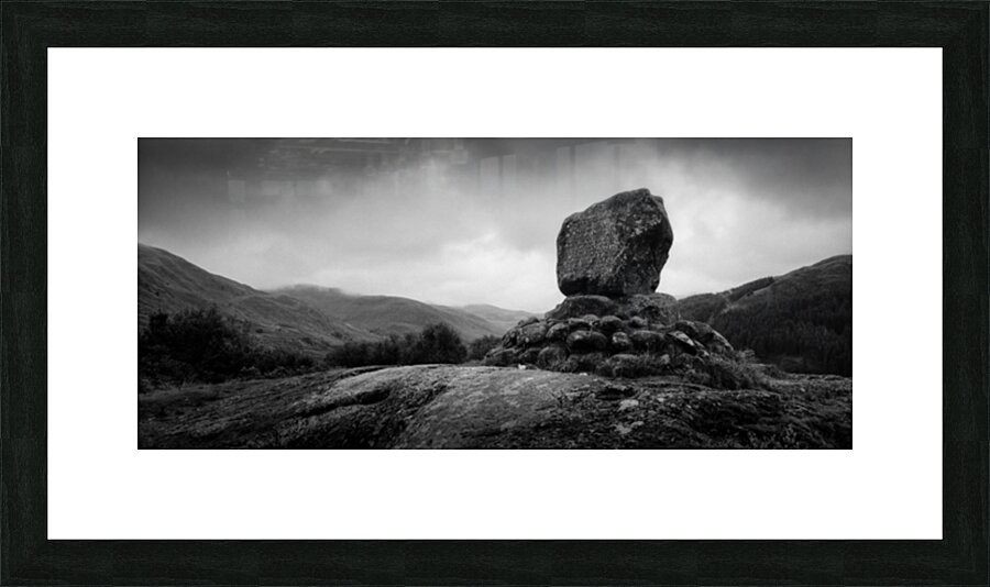 Bruces Stone Picture Frame print