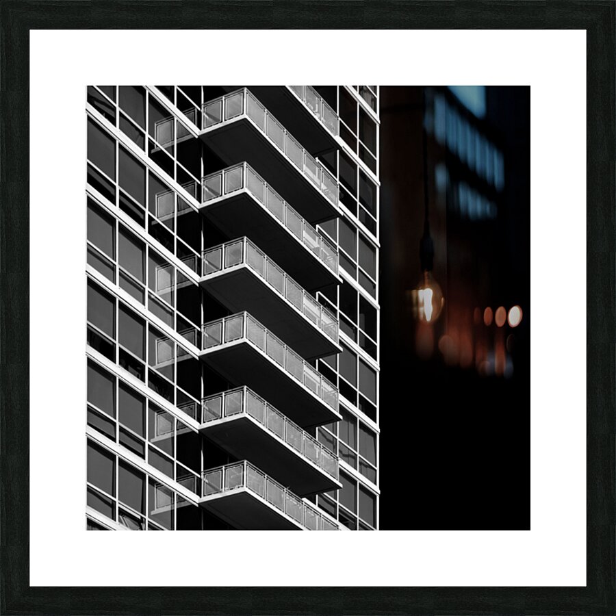 City Balconies Picture Frame print