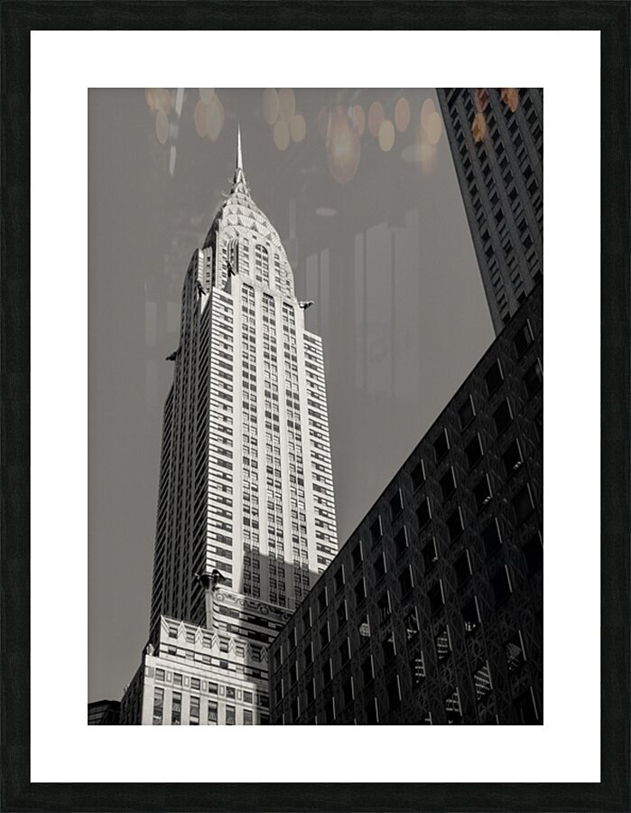 Chrysler in Morning Sun Impression et Cadre photo