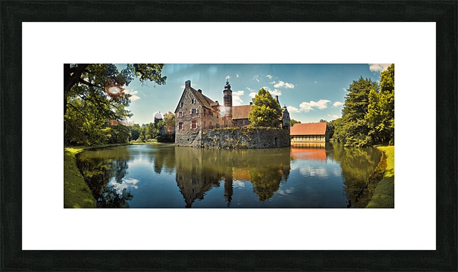 Burg Vischering Picture Frame print