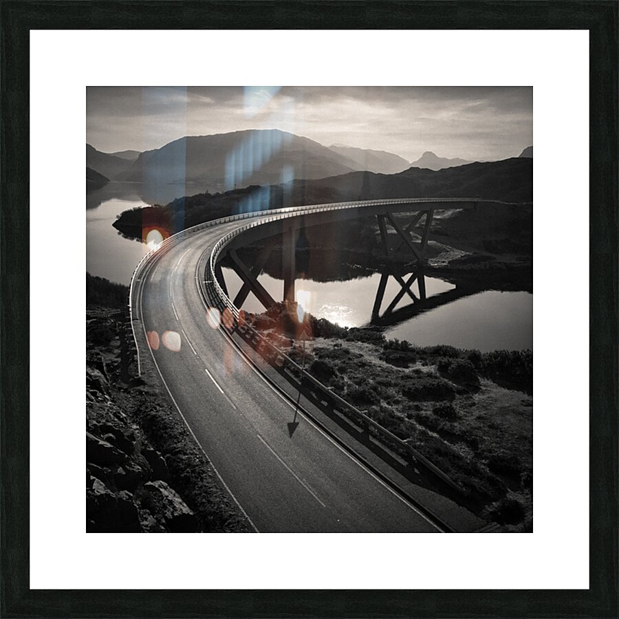 Kylesku Bridge Arc Picture Frame print