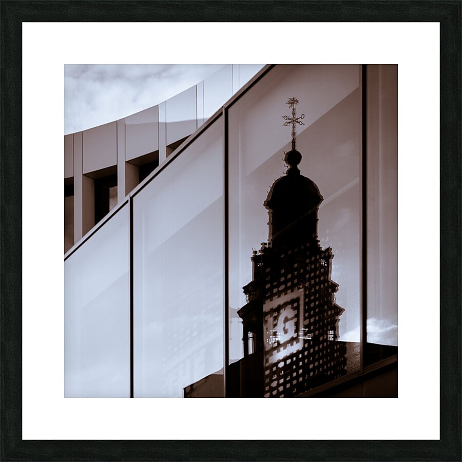 Maastricht Town Hall Reflection Impression et Cadre photo