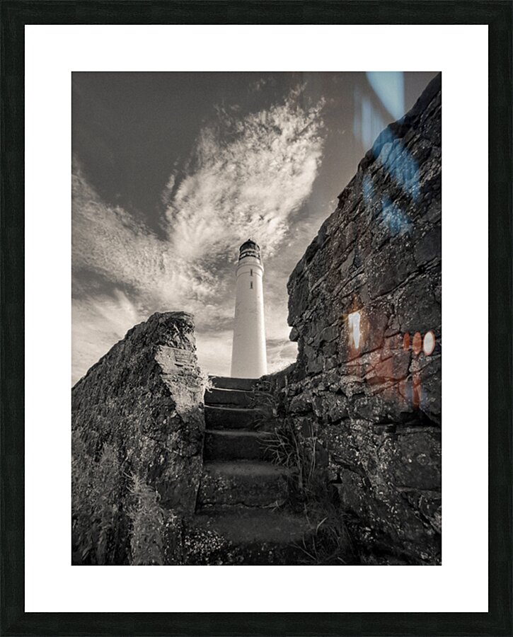 Steps to Scurdie Ness Impression et Cadre photo