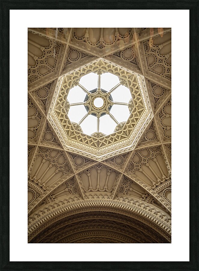 Grand Staircase Ceiling Picture Frame print