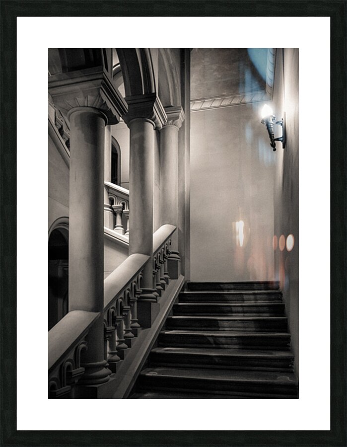 Penrhyn Castle Staircase Picture Frame print