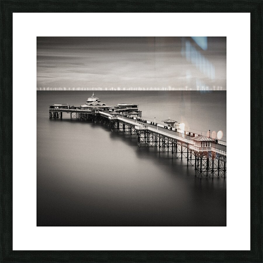 Llandudno Pier Impression et Cadre photo