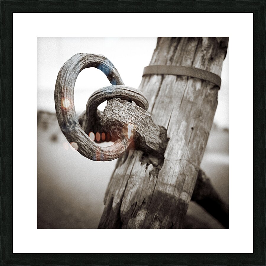 Old Anchor Picture Frame print