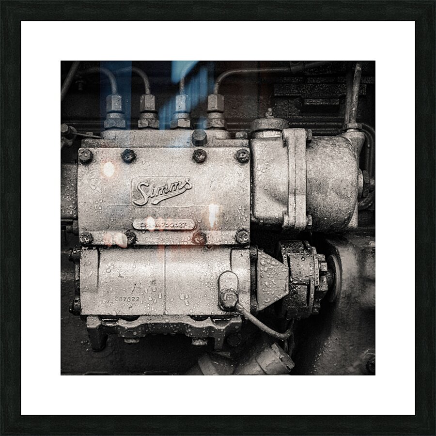 Simms Fuel Injection Pump Picture Frame print