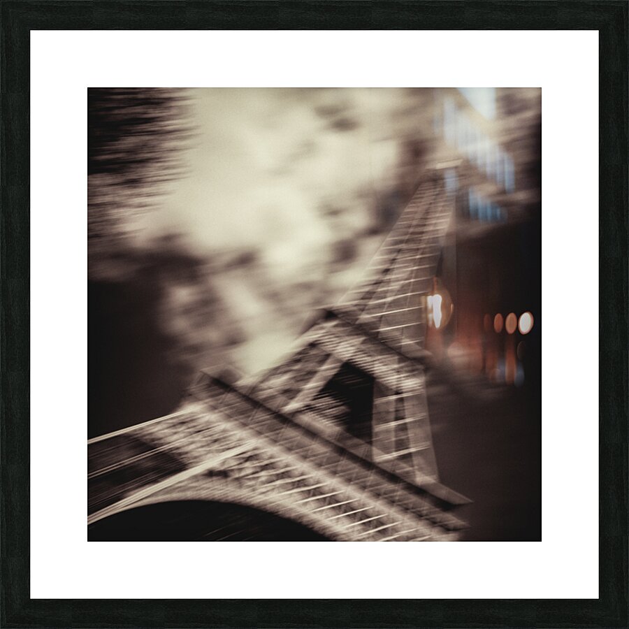 Eiffel Tower in Motion Picture Frame print