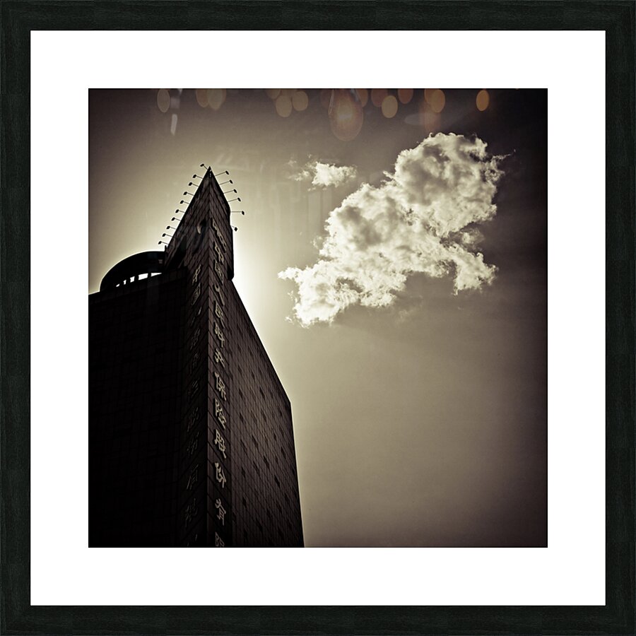 Beijing Cloud Picture Frame print