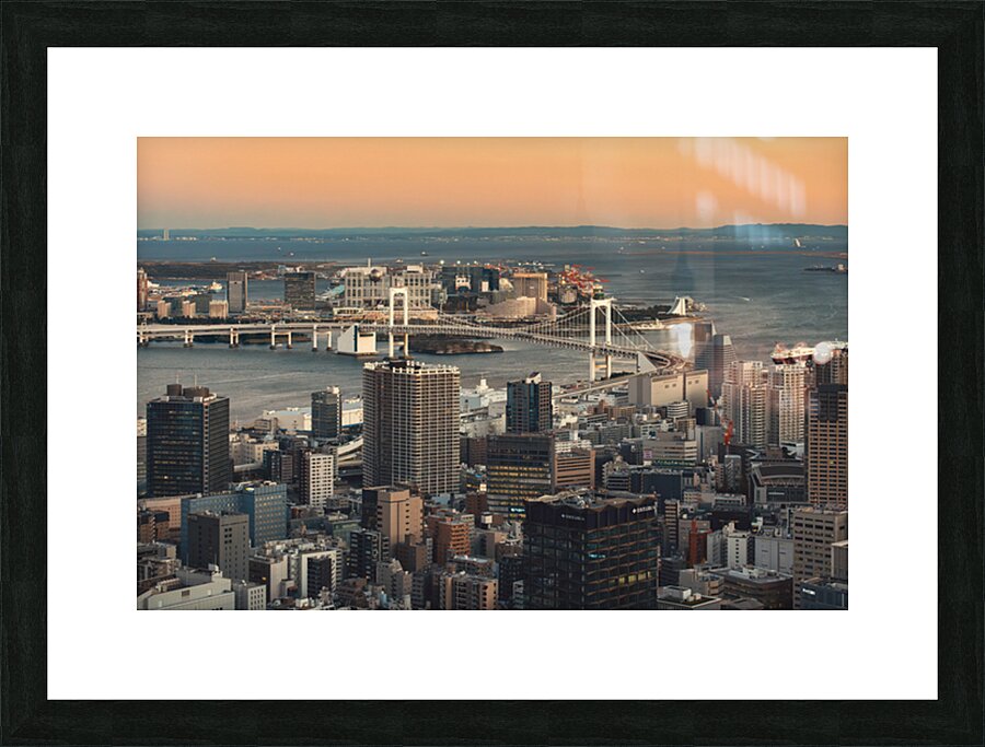 Evening Over Tokyo Bay Picture Frame print