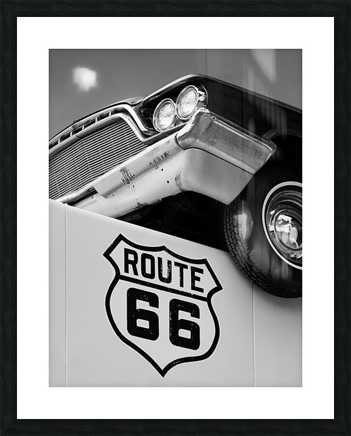 Vintage Route 66 Impression et Cadre photo