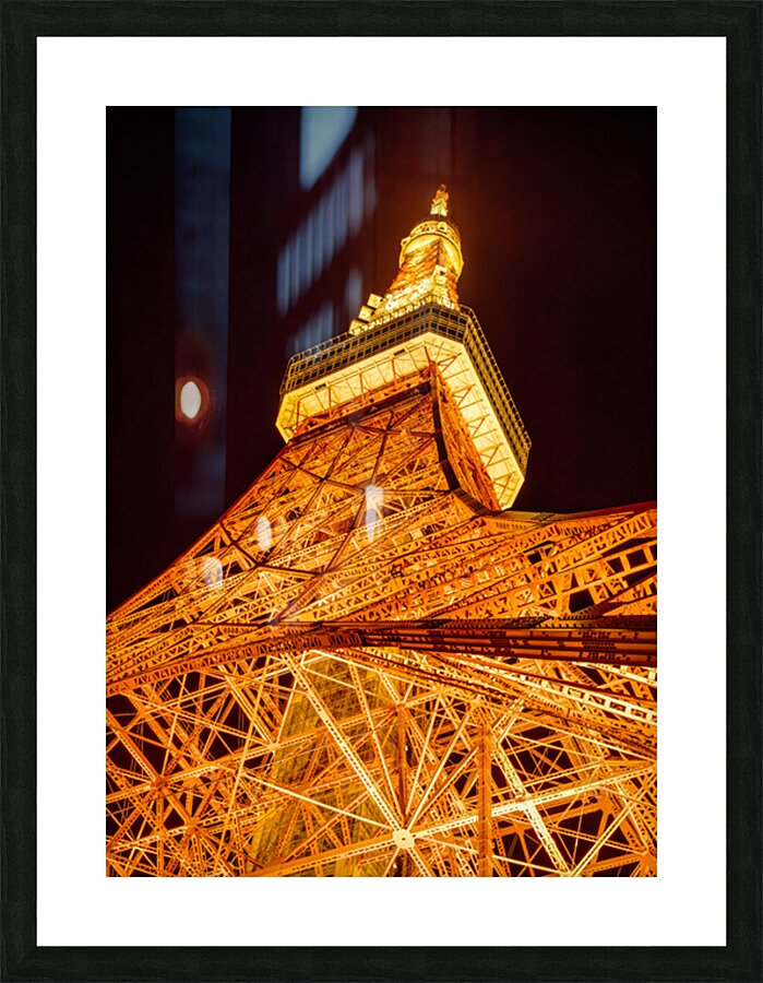 Tokyo Tower at Night Impression et Cadre photo
