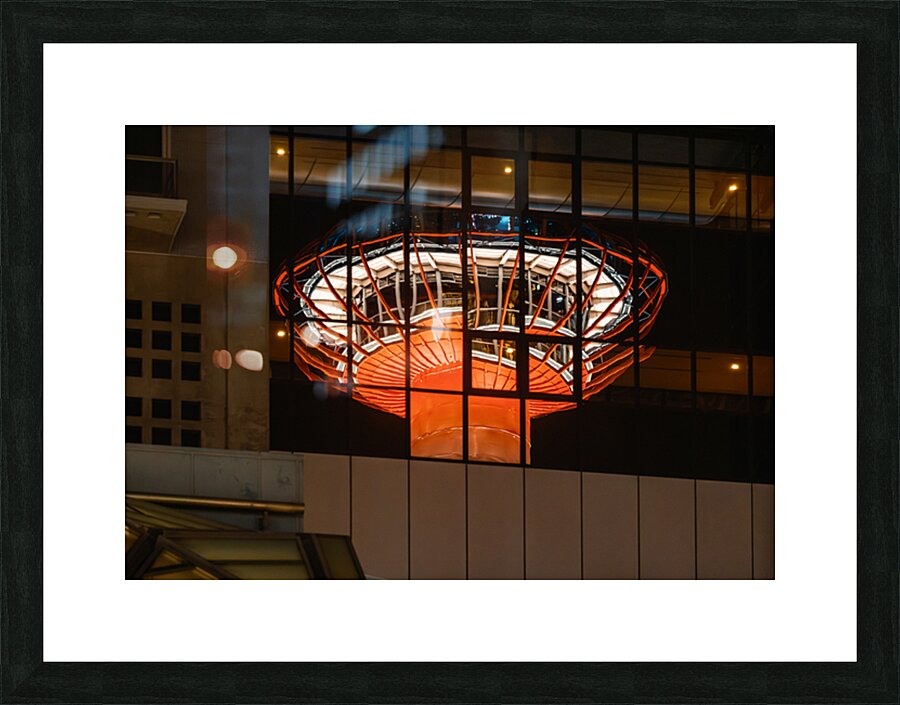 Kyoto Tower Reflection Picture Frame print