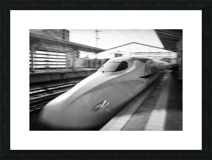 Shinkansen Picture Frame print