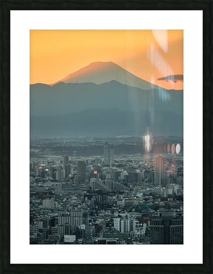Mount Fuji Sunset Impression et Cadre photo