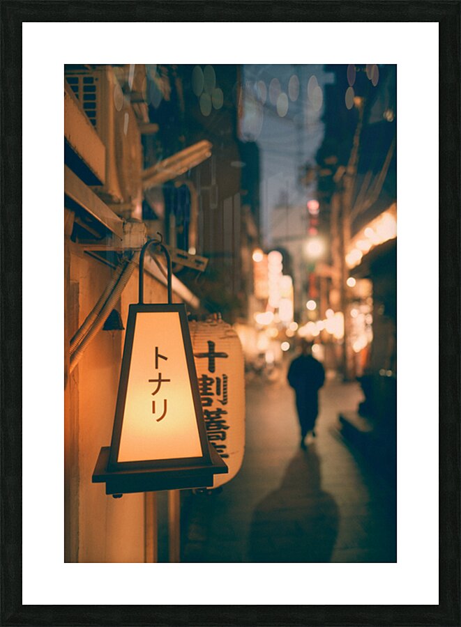 Backstreets of Osaka Impression et Cadre photo