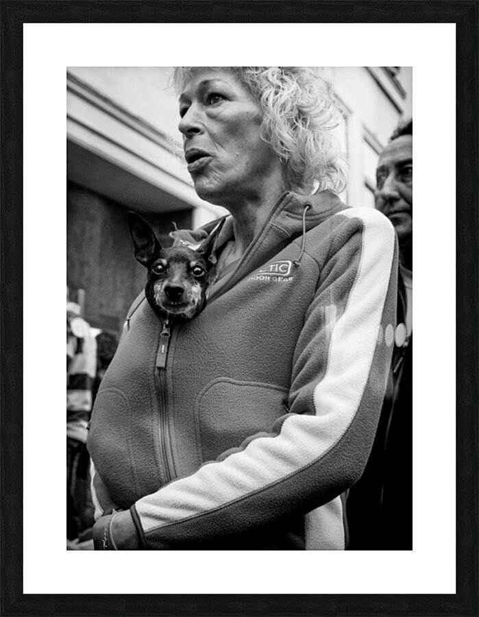 Hitchhiker Picture Frame print