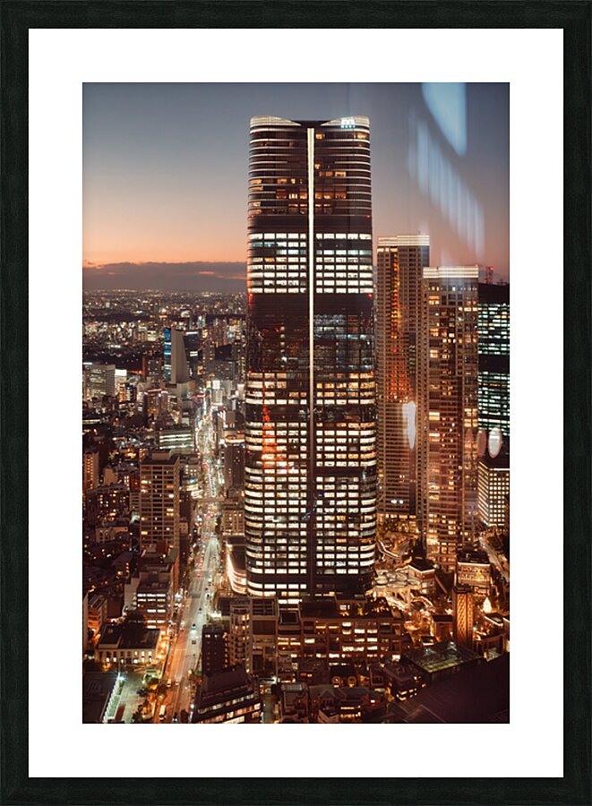 Azabudai Hills at Sunset Impression et Cadre photo