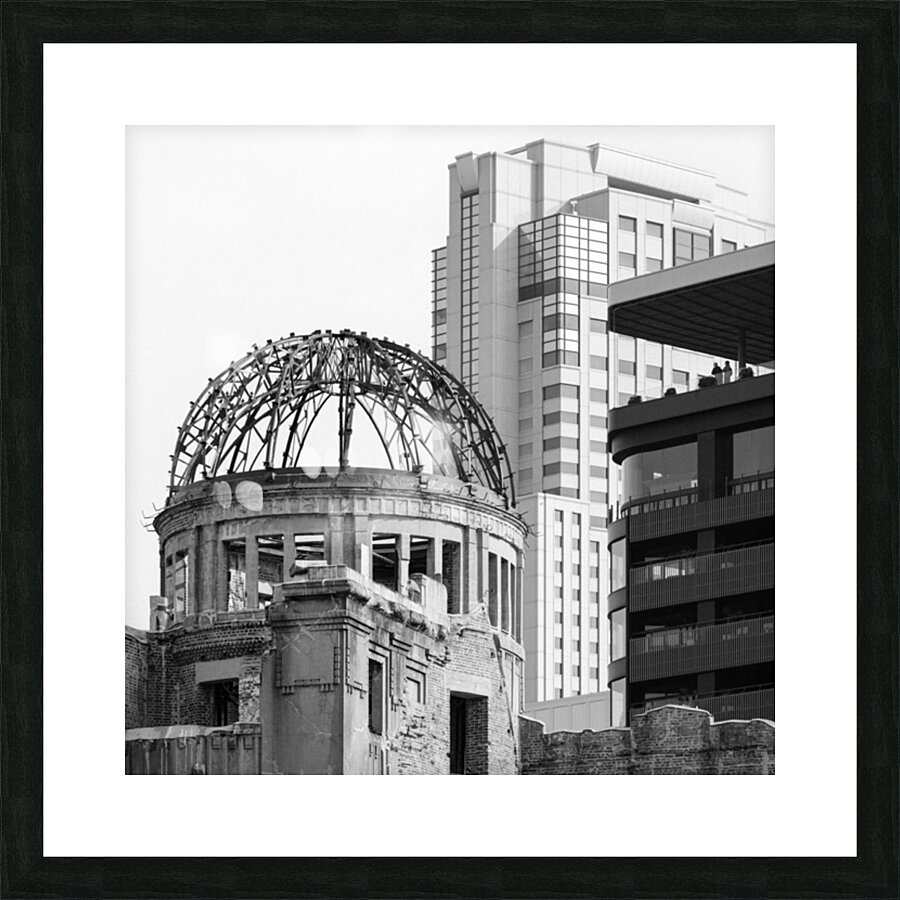 Hiroshima Atomic Bomb Dome Impression et Cadre photo
