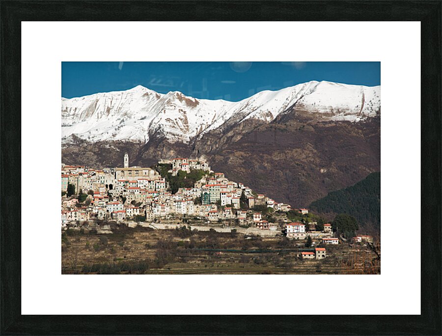 Triora in the Mountains Picture Frame print