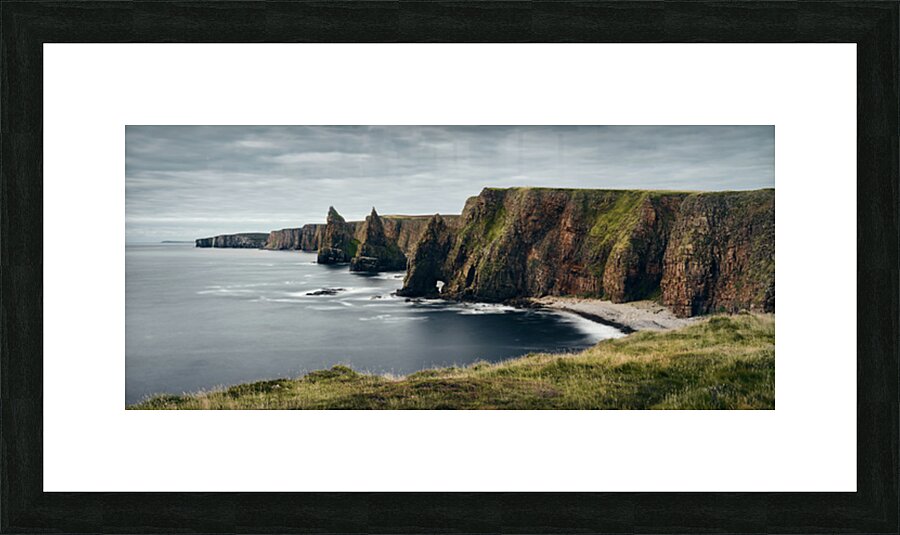 Duncansby Coastline and Stacks Picture Frame print