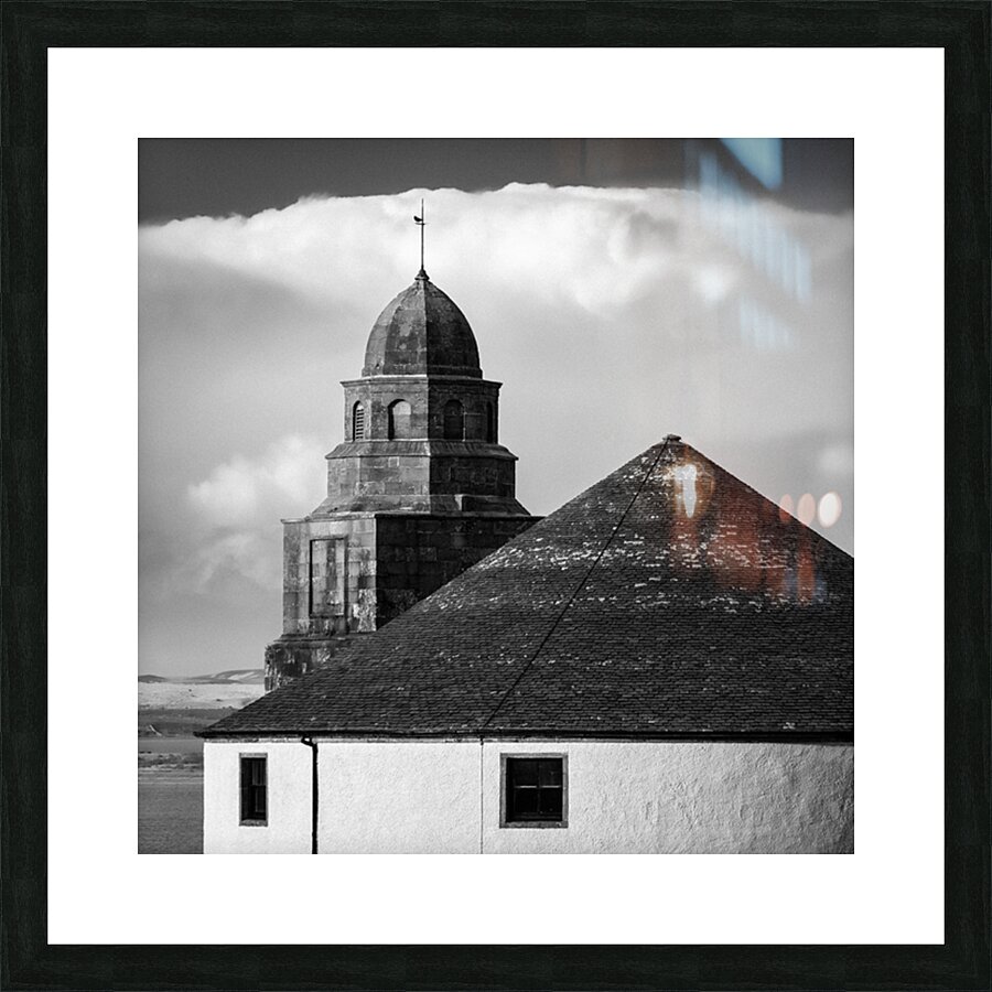 Bowmore Round Church Picture Frame print