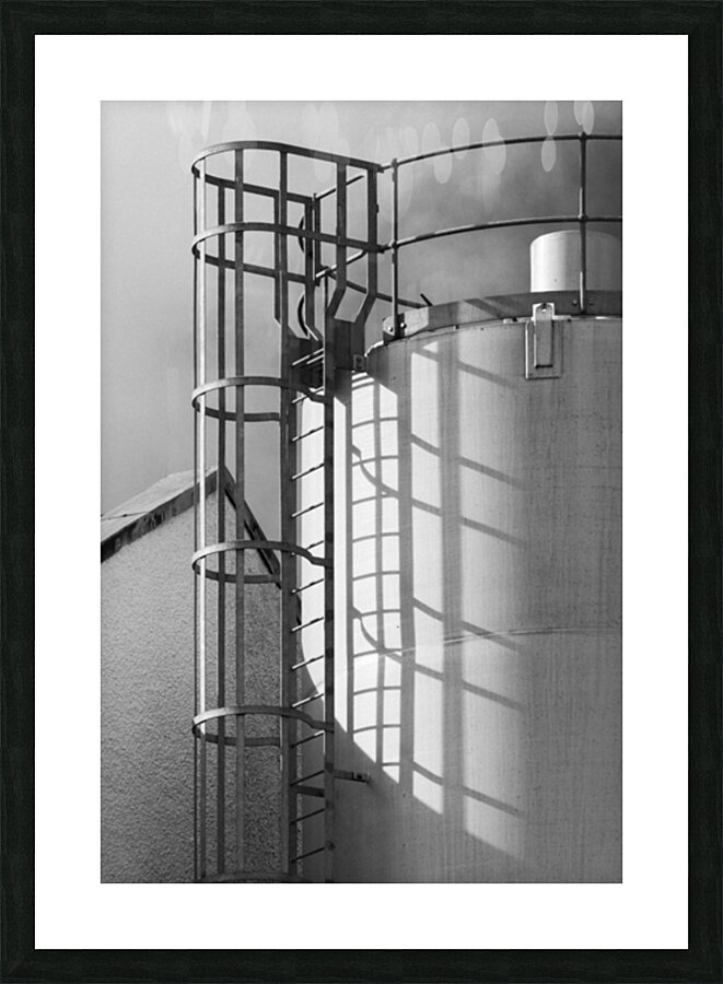 Jura Grain Silo Picture Frame print