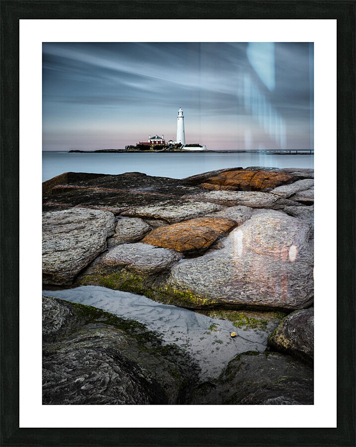 St Marys Lighthouse Impression et Cadre photo