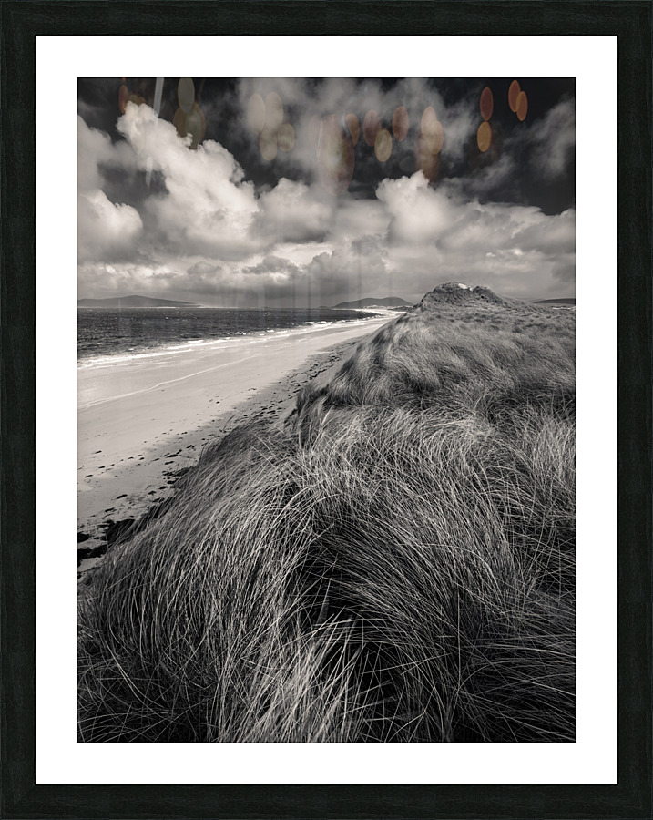 Berneray West Beach from Dunes Picture Frame print