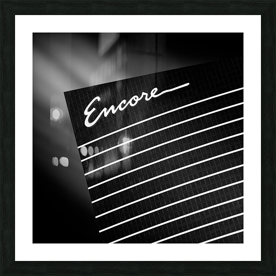 Encore Picture Frame print