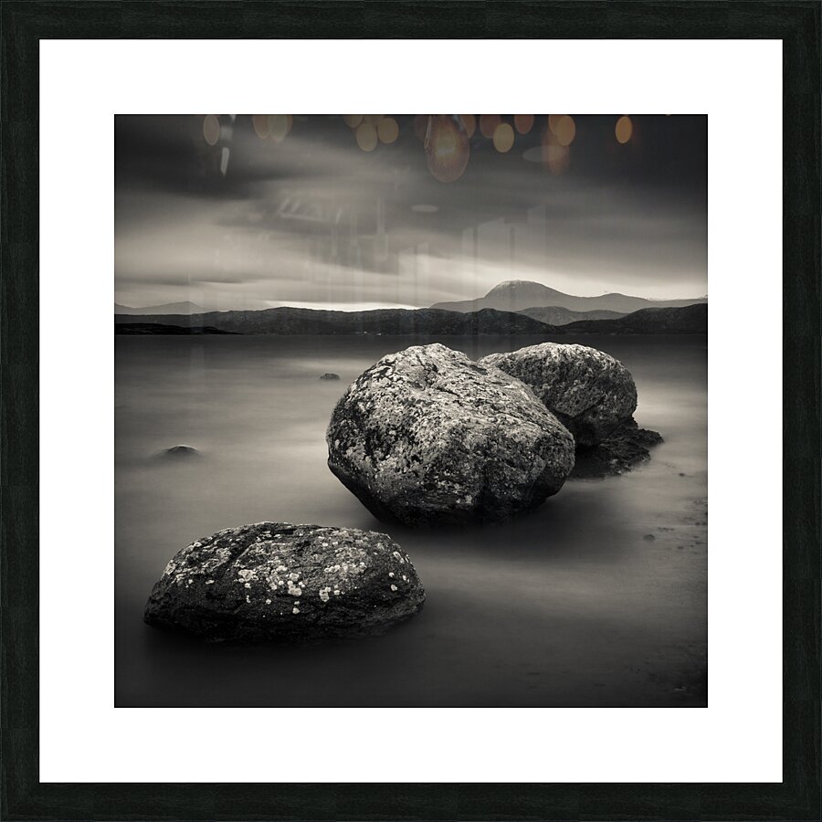 Three Rocks Picture Frame print