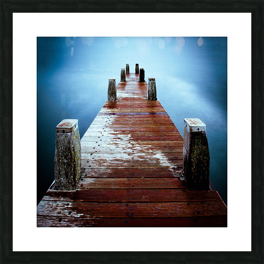 Water on the Jetty Picture Frame print