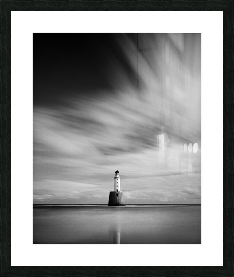 Clouds Over Rattray Head Lighthouse Picture Frame print