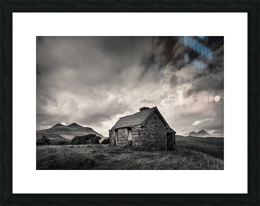 Bothy and Mountains Impression et Cadre photo