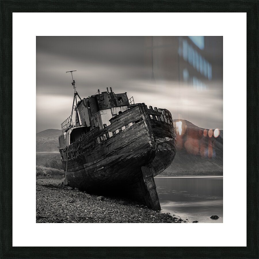 Old Boat of Caol Picture Frame print