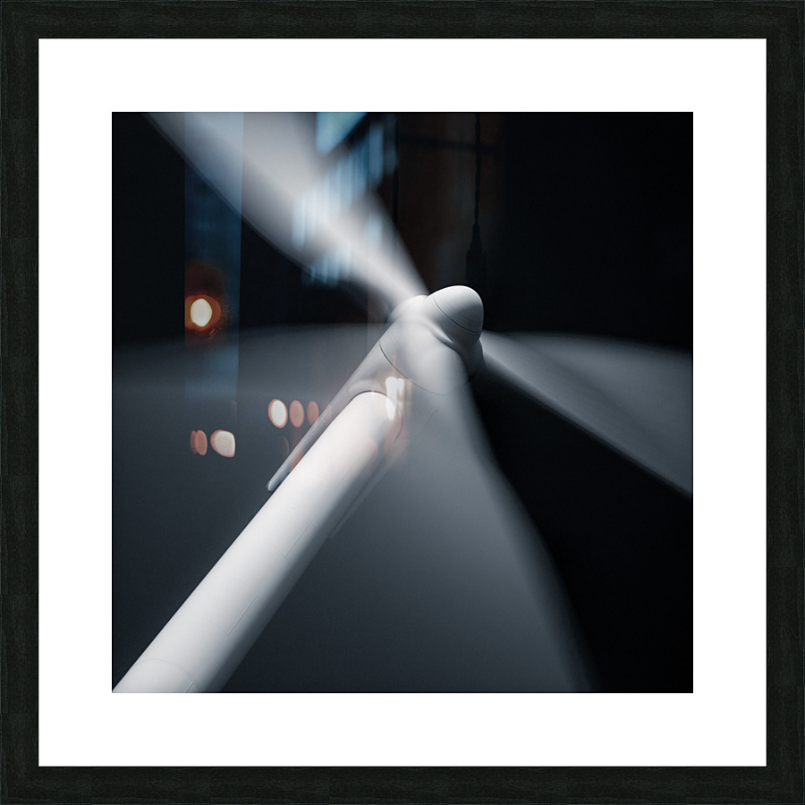 Wind Turbine Picture Frame print