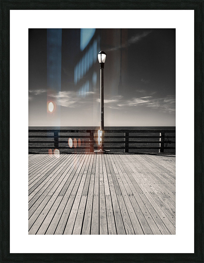 Coney Island Boardwalk Picture Frame print