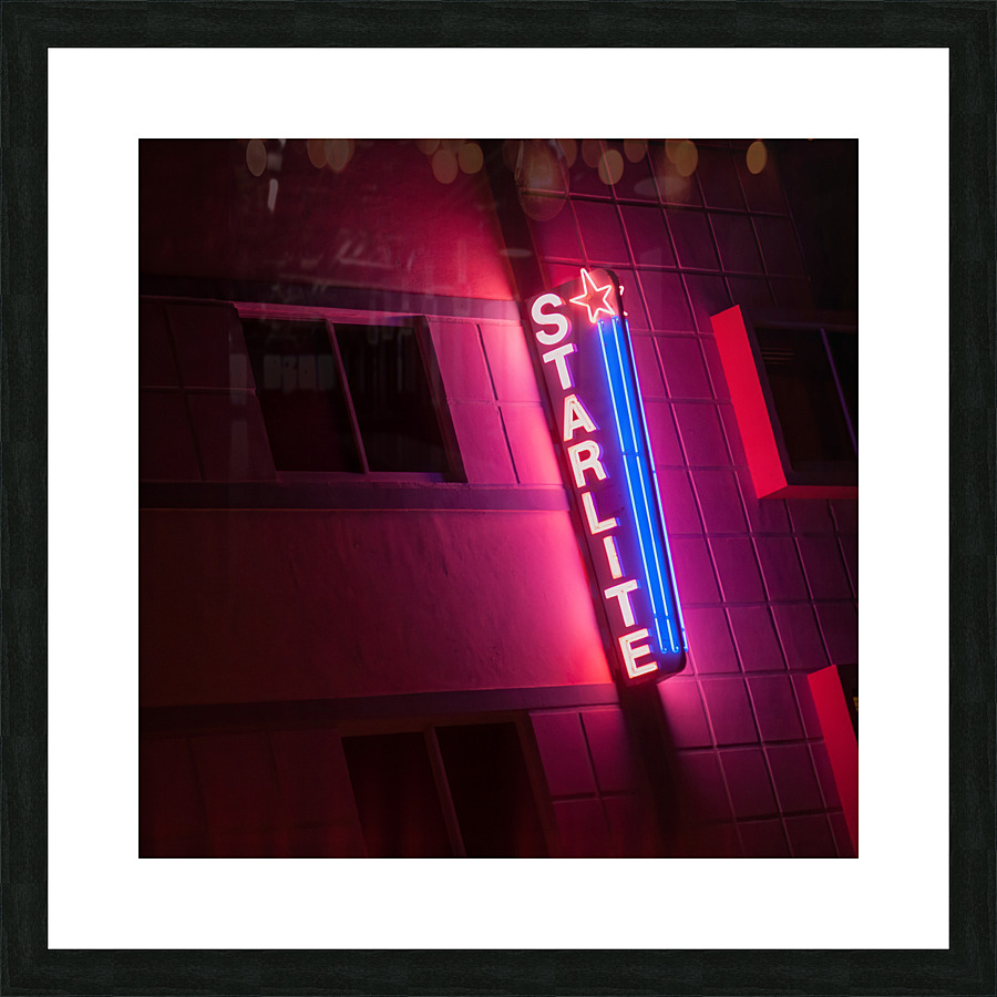 Starlite Picture Frame print