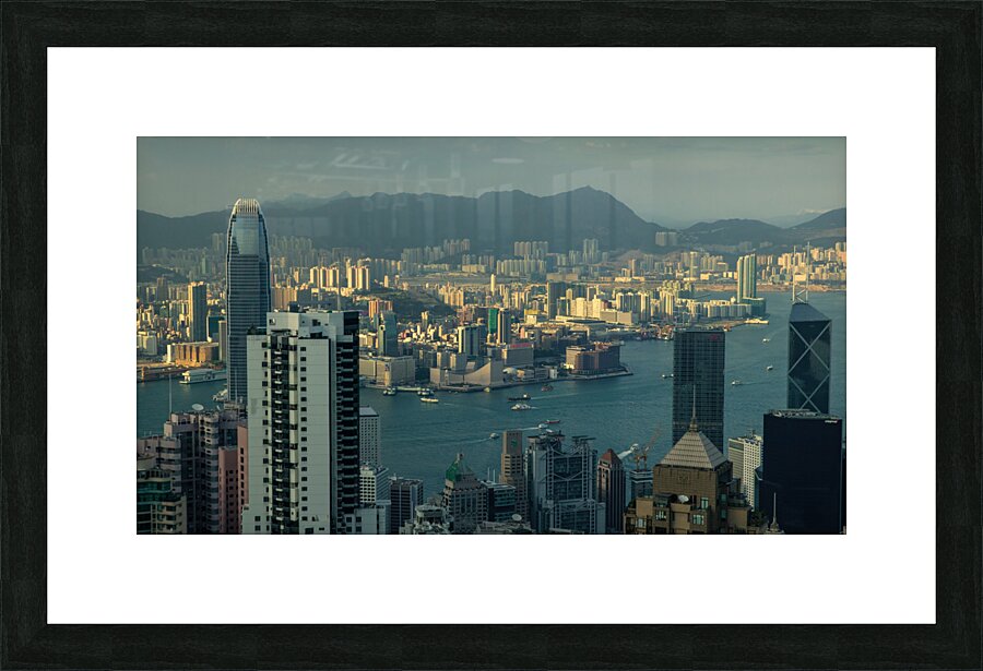 Last Light in Hong Kong Picture Frame print