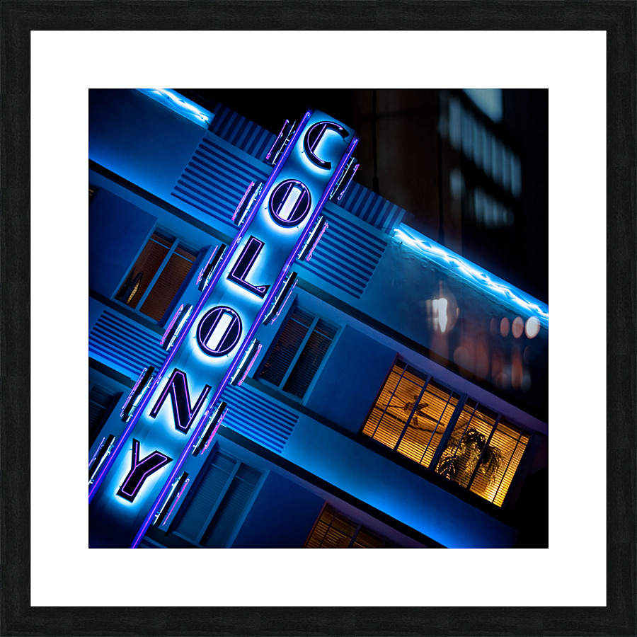 Colony Hotel I Picture Frame print