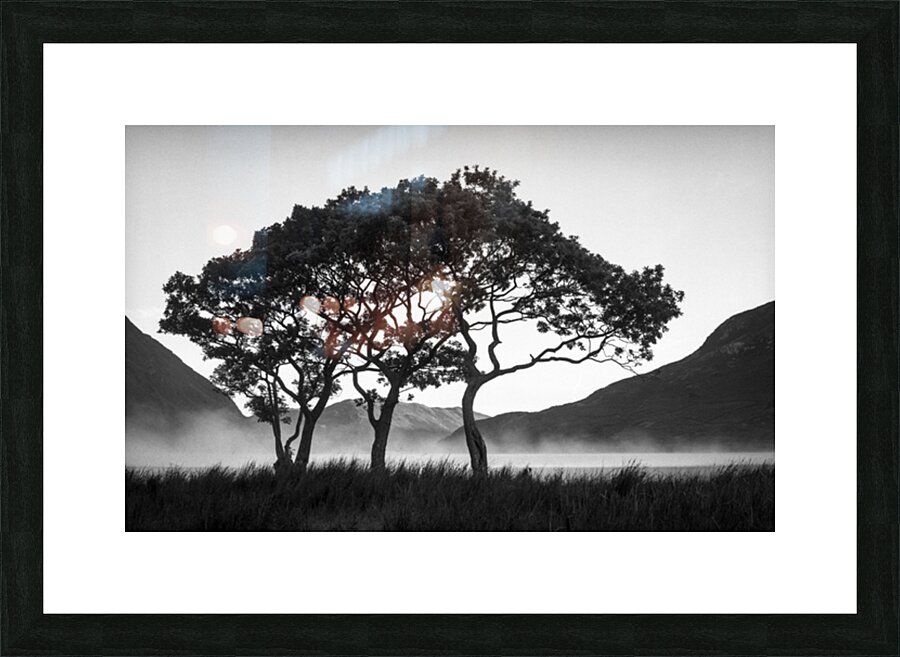 Morning Mist over Crummock Water Picture Frame print