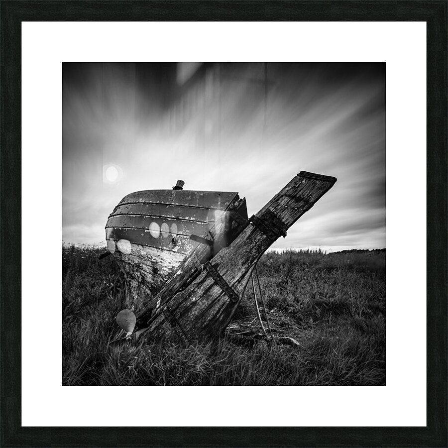 St Cyrus Wreck Picture Frame print