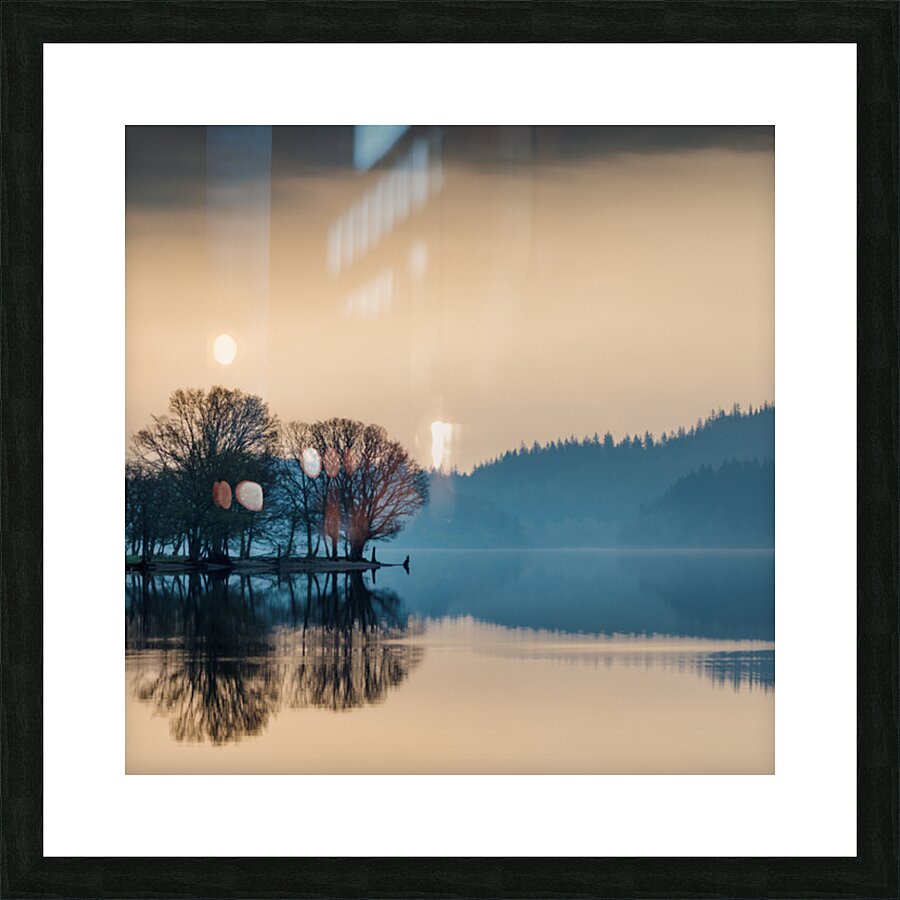 Loch Ard Reflection Picture Frame print