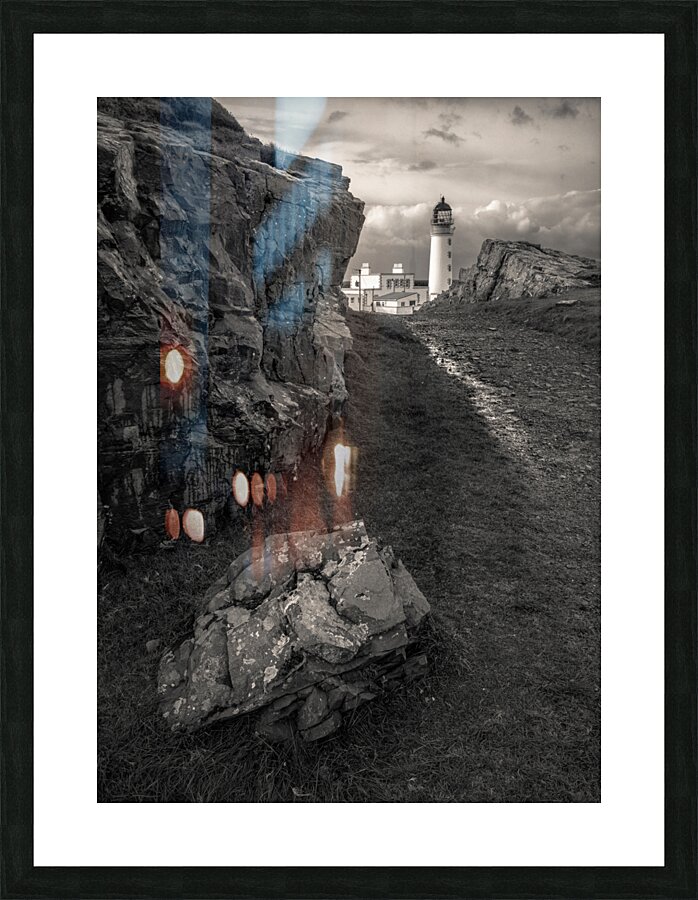 Path to Rua Reidh Lighthouse Impression et Cadre photo